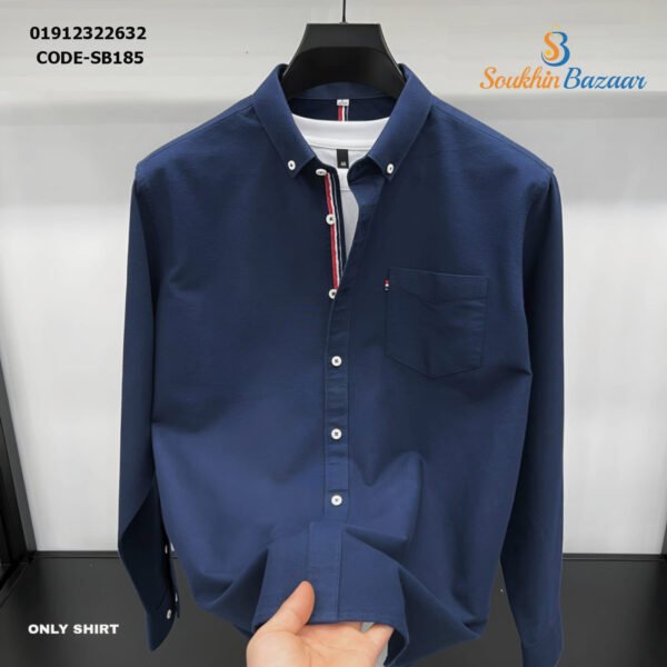 Navy Blue color shirt premium shirt for men's SB-185