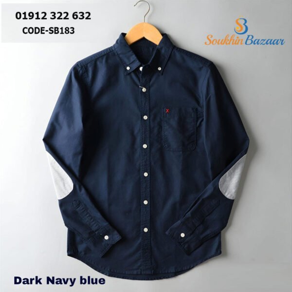 Navy blue color full sleeve shirt SB183