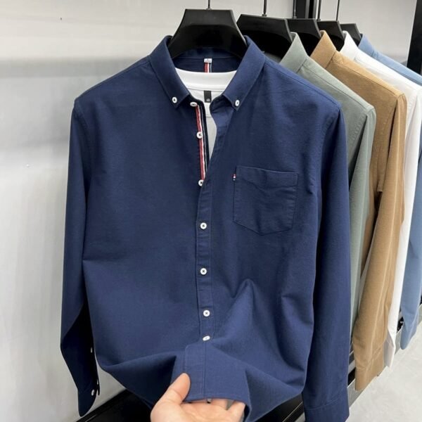 Navy Blue color shirt premium shirt for men's SB-185 - Image 4