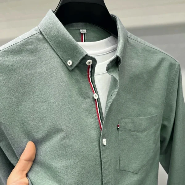 Mint Color Premium Full Sleeve Shirt For Men's SB-191 - Image 4