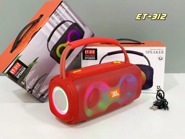 JBL-312 LED Bluetooth Speaker with FM Radio - Image 2