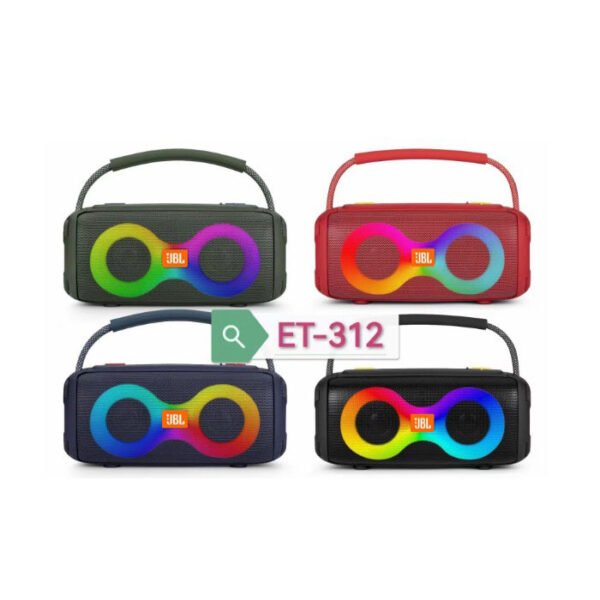 JBL-312 LED Bluetooth Speaker with FM Radio - Image 5