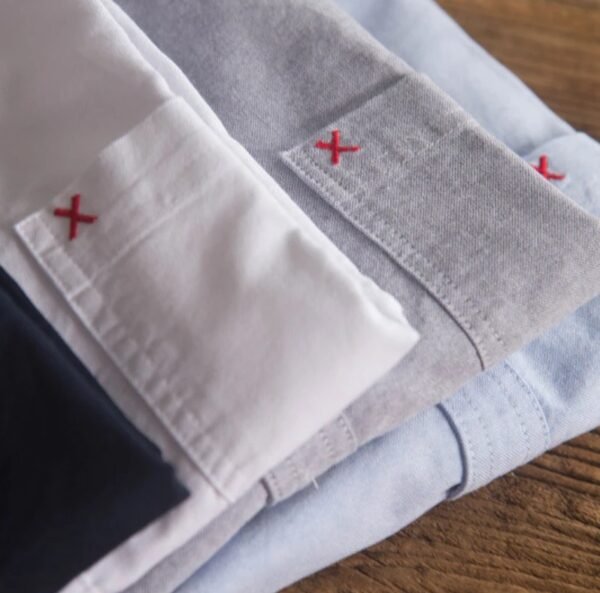 Navy blue color full sleeve shirt SB183 - Image 2