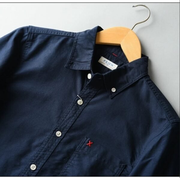 Navy blue color full sleeve shirt SB183 - Image 3