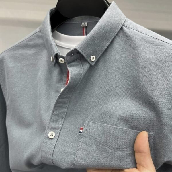 Ash color premium full sleeve shirt for men's SB-186 - Image 3