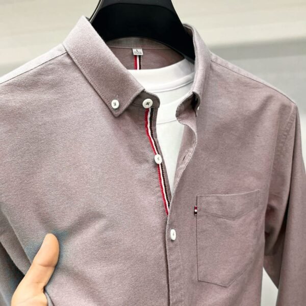 Pink Color Premium Full Sleeve Shirt For Men's SB-192 - Image 2