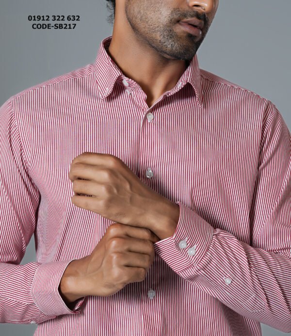 Men’s 100% Cotton Slim Fit Business Shirt – SB217