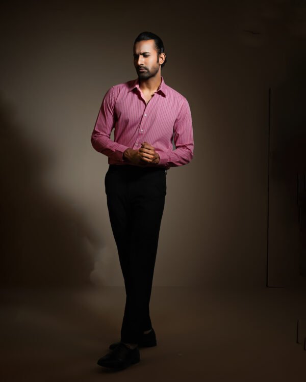 Men’s 100% Cotton Slim Fit Business Shirt – SB217 - Image 2