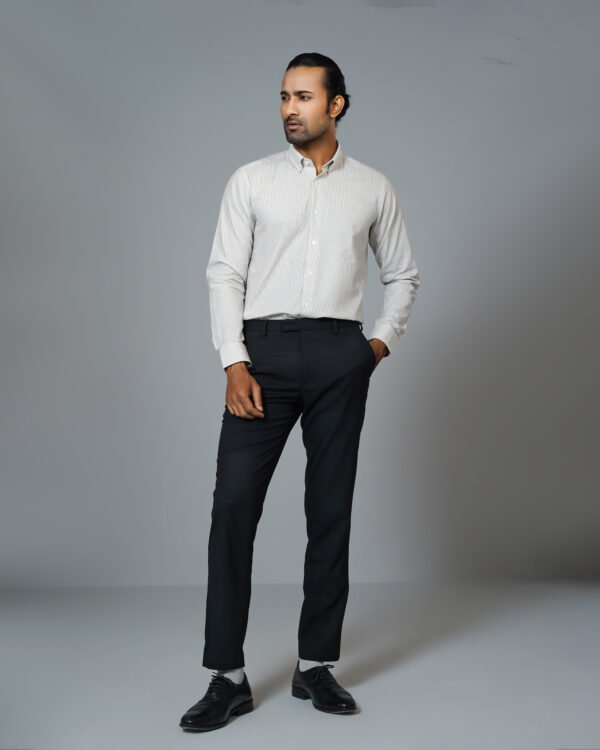 Men’s 100% Cotton Slim Fit Pin stripes Business Shirt SB221 - Image 2