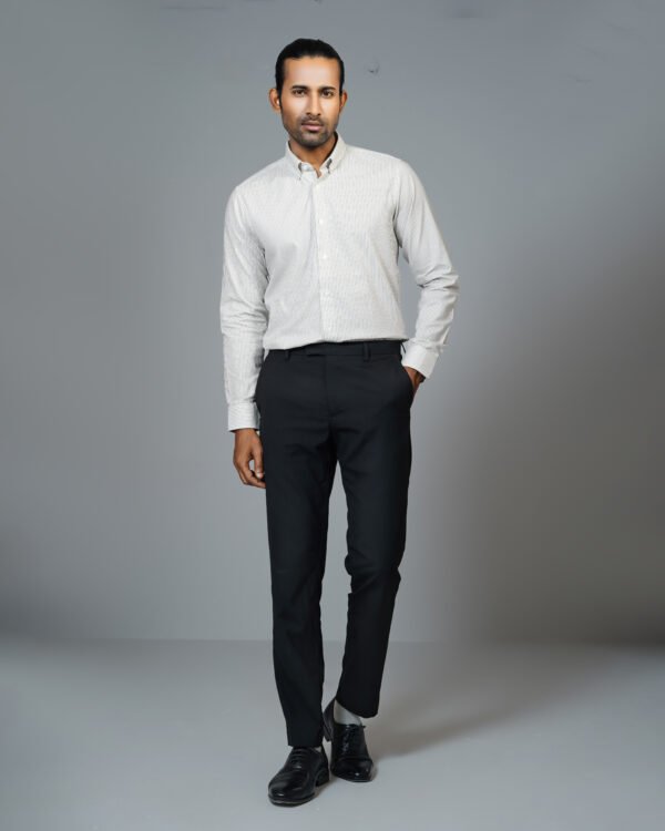 Men’s 100% Cotton Slim Fit Pin stripes Business Shirt SB221 - Image 3