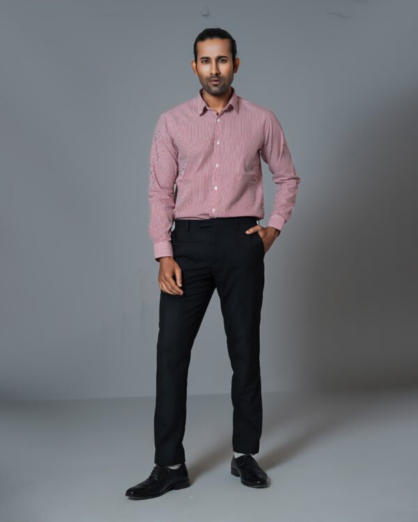 Men’s 100% Cotton Slim Fit Business Shirt – SB217 - Image 3