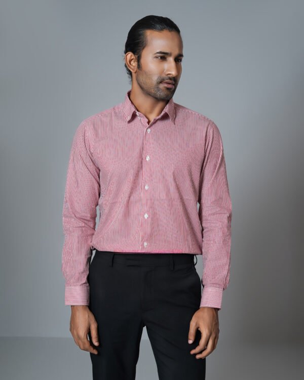 Men’s 100% Cotton Slim Fit Business Shirt – SB217 - Image 4