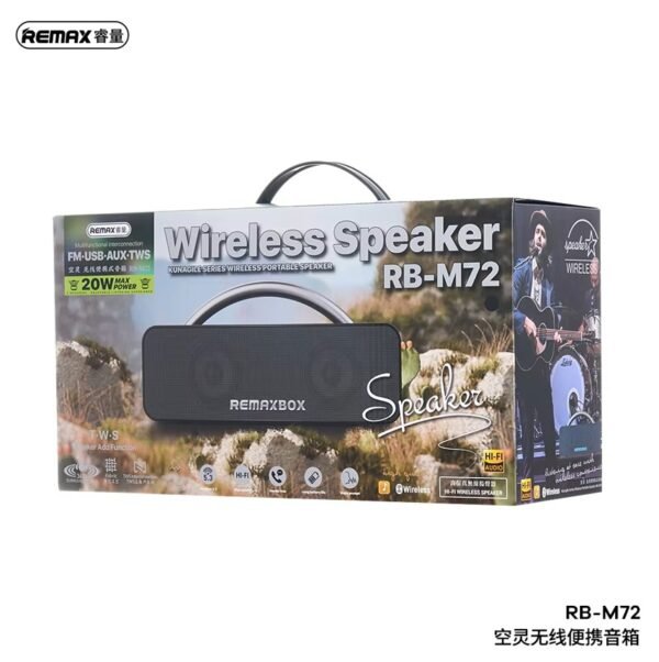 Remax RB-M72 Kunagile Series Portable Wireless Speaker - Image 4